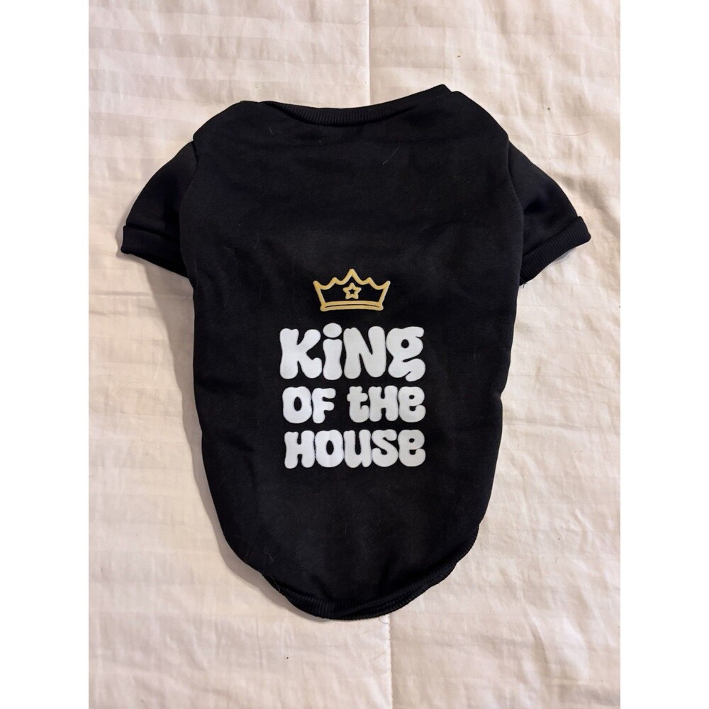 “King Of The House” Dog Outfit. Sz XL  Sweatshirt